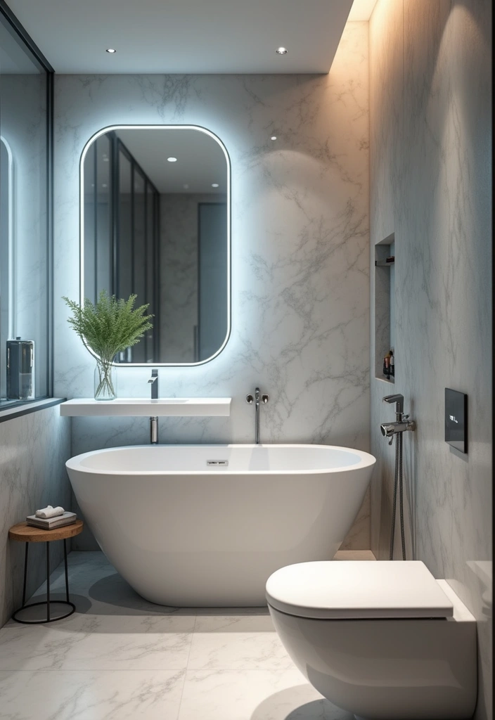28 Teen Boy Bathroom Ideas That Are Cool and Functional 29 28 Teen Boy Bathroom Ideas That Are Cool and Functional - 28. Smart Technology
