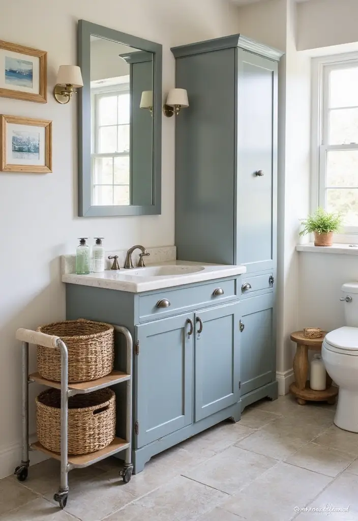 28 Teen Boy Bathroom Ideas That Are Cool and Functional 5 28 Teen Boy Bathroom Ideas That Are Cool and Functional - 4. Stylish Bathroom Storage