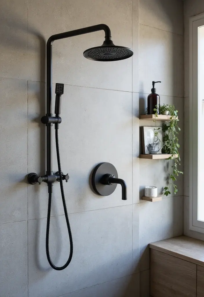28 Teen Boy Bathroom Ideas That Are Cool and Functional 8 28 Teen Boy Bathroom Ideas That Are Cool and Functional - 7. Industrial Shower Fixtures