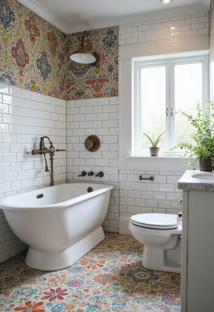 28 Teen Boy Bathroom Ideas That Are Cool and Functional 10 28 Teen Boy Bathroom Ideas That Are Cool and Functional - 9. Unique Tile Patterns