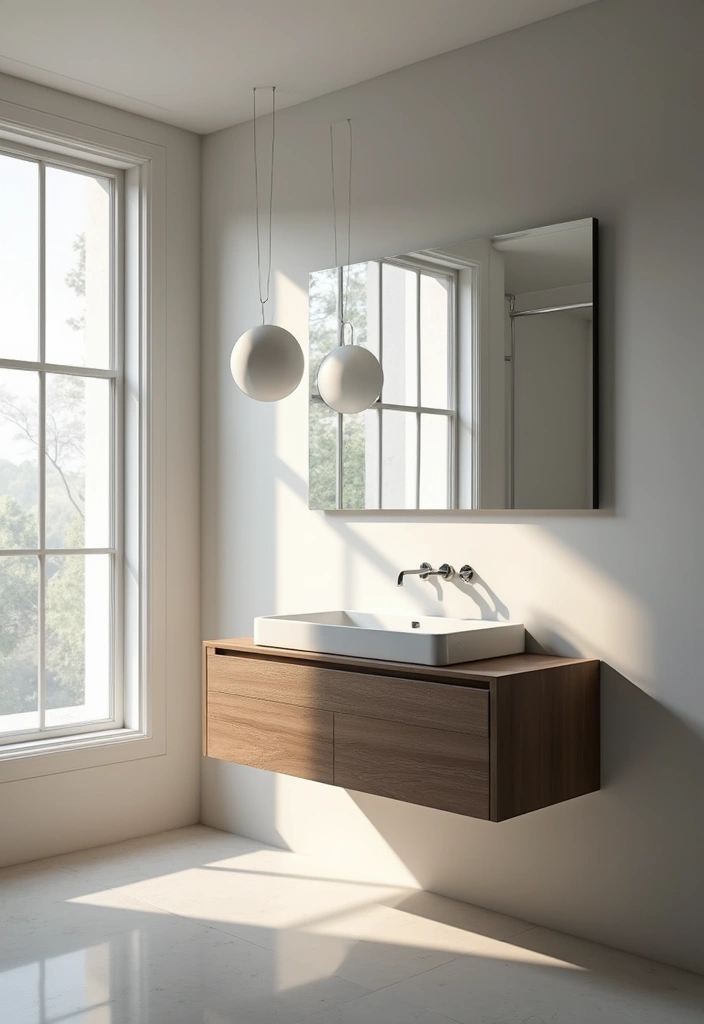 28 Toilet and Sink Bathroom Ideas That Maximize Small Spaces 2 28 Toilet and Sink Bathroom Ideas That Maximize Small Spaces - 1. Floating Vanity with Integrated Sink