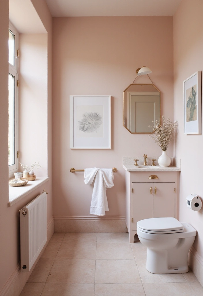 28 Toilet and Sink Bathroom Ideas That Maximize Small Spaces 17 28 Toilet and Sink Bathroom Ideas That Maximize Small Spaces - 16. Serene Color Palettes