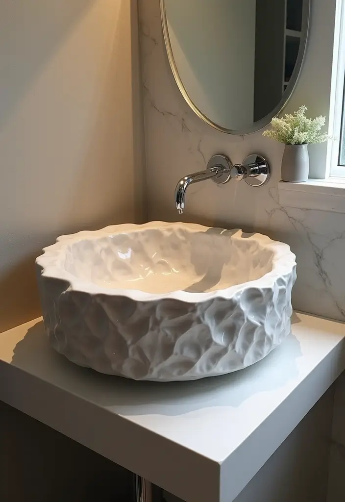 28 Toilet and Sink Bathroom Ideas That Maximize Small Spaces 21 28 Toilet and Sink Bathroom Ideas That Maximize Small Spaces - 20. Unique Sink Designs