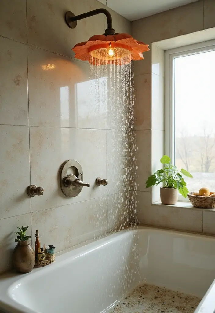 28 Whimsical Bathroom Ideas That Feel Magical 19 28 Whimsical Bathroom Ideas That Feel Magical - 18. Unique Showerheads