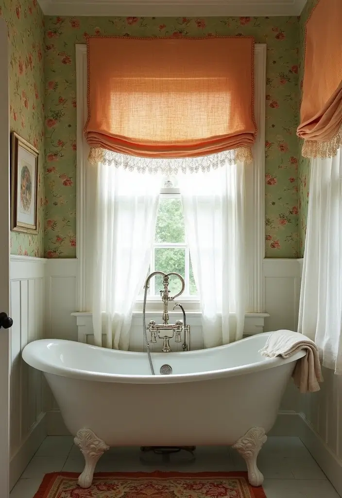 28 Whimsical Bathroom Ideas That Feel Magical 20 28 Whimsical Bathroom Ideas That Feel Magical - 19. Magical Window Treatments