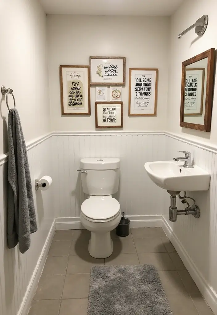 28 Whimsical Bathroom Ideas That Feel Magical 27 28 Whimsical Bathroom Ideas That Feel Magical - 26. Playful Bathroom Signage