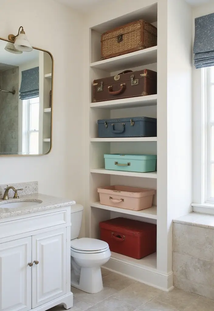 28 Whimsical Bathroom Ideas That Feel Magical 9 28 Whimsical Bathroom Ideas That Feel Magical - 8. Creative Storage Solutions