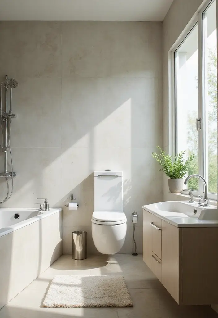 29 ACNH Bathroom Ideas for Cozy Island Homes 20 29 ACNH Bathroom Ideas for Cozy Island Homes - 19. Water-Saving Fixtures