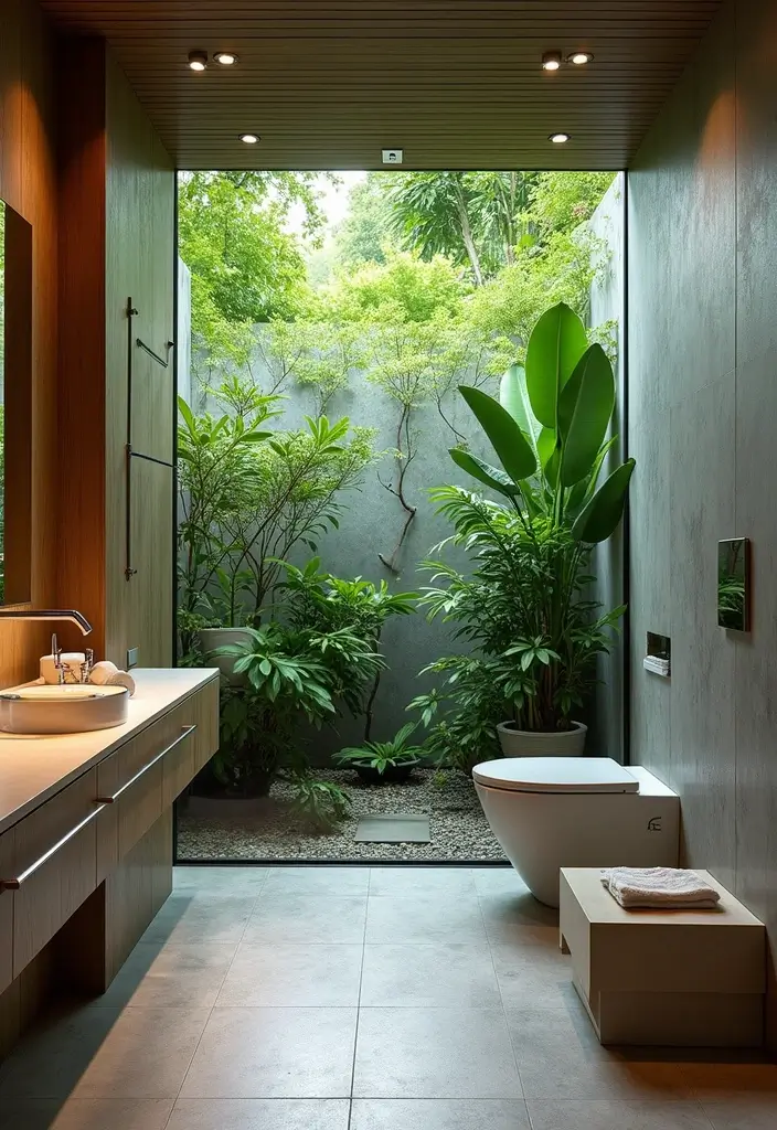 29 Bali Bathroom Design Inspirations With a Tropical Feel 21 29 Bali Bathroom Design Inspirations With a Tropical Feel - 20. Outdoor Elements