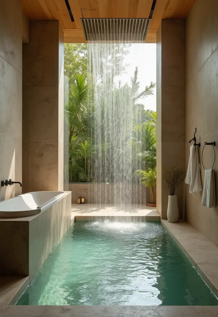 29 Bali Bathroom Design Inspirations With a Tropical Feel 6 29 Bali Bathroom Design Inspirations With a Tropical Feel - 5. Water Features