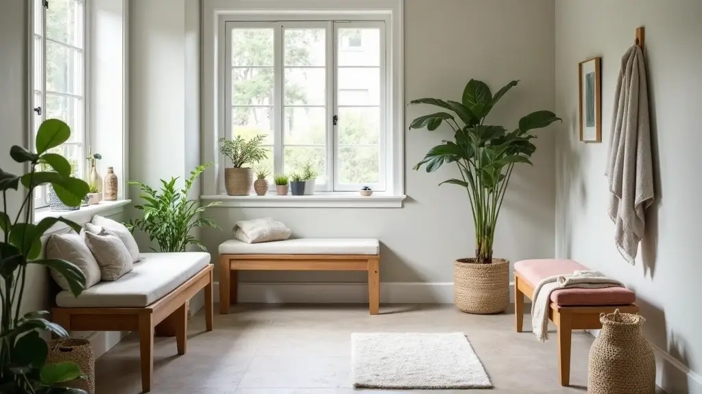 29 Bathroom Bench Ideas That Add Comfort and Functionality 6 29 Bathroom Bench Ideas That Add Comfort and Functionality