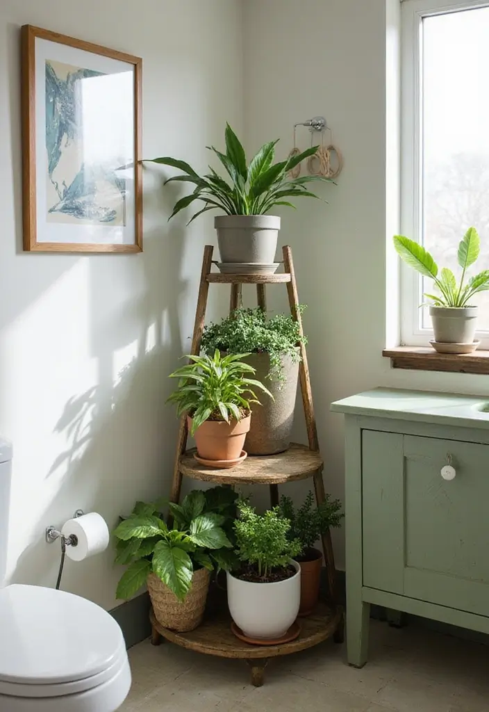 29 Bathroom Corner Decor Ideas That Utilize Every Space 3 29 Bathroom Corner Decor Ideas That Utilize Every Space - 2. Decorative Plant Corners