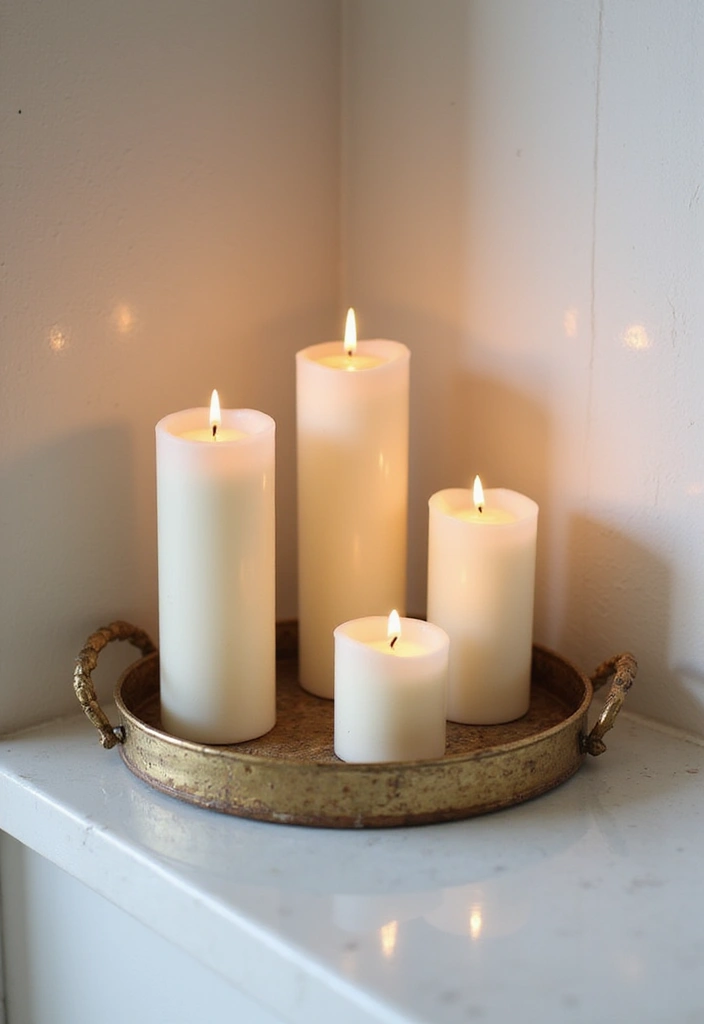 29 Bathroom Corner Decor Ideas That Utilize Every Space 27 29 Bathroom Corner Decor Ideas That Utilize Every Space - 26. Corner Candle Displays