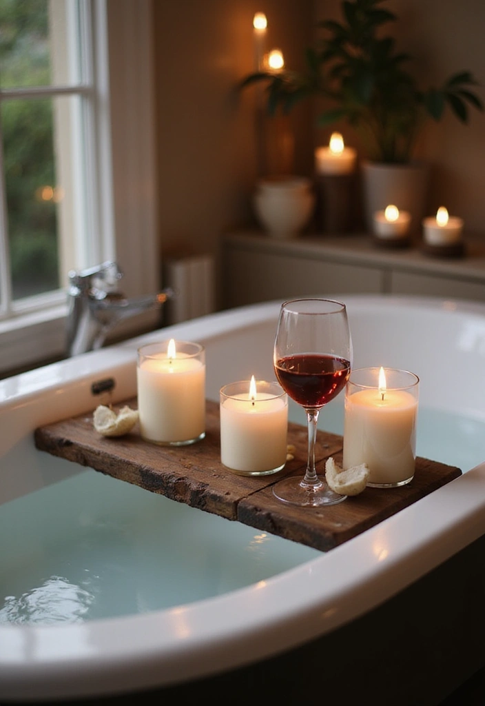 29 Bathroom Dark Wood Designs That Feel Rich and Cozy 22 29 Bathroom Dark Wood Designs That Feel Rich and Cozy - 21. Dark Wood Bathtub Tray