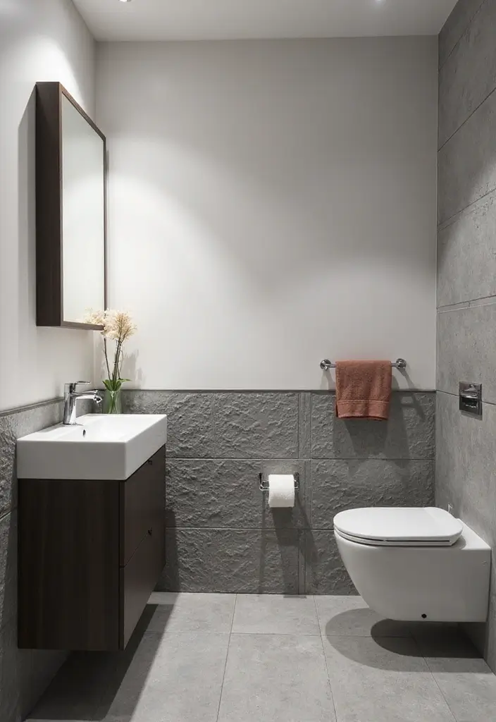 29 Bathroom Ideas Grey Tiles That Create Timeless Style 4 29 Bathroom Ideas Grey Tiles That Create Timeless Style - 3. Textured Grey Tiles for Added Depth