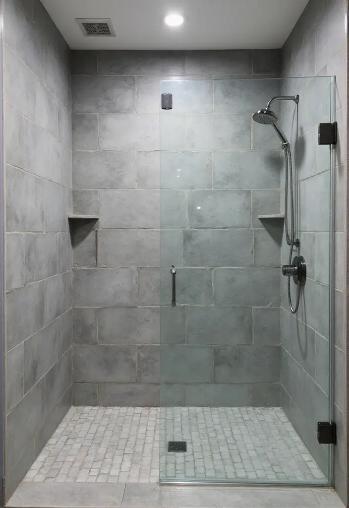 29 Bathroom Ideas Grey Tiles That Create Timeless Style 7 29 Bathroom Ideas Grey Tiles That Create Timeless Style - 6. Incorporating Grey Tiles into Your Shower