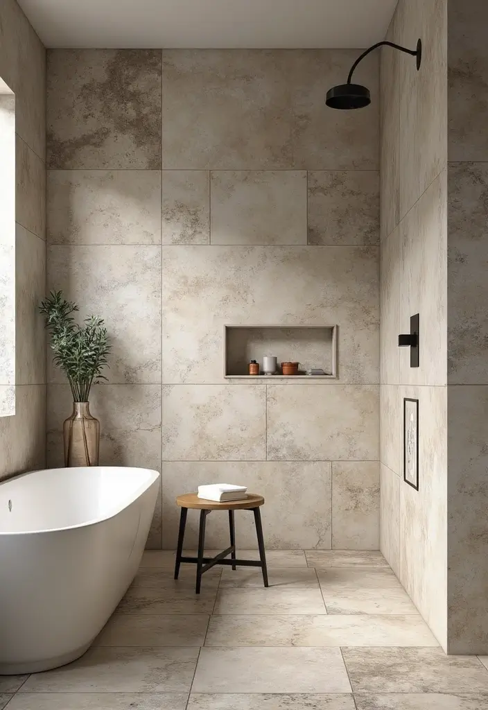 29 Bathroom Tile Combinations Design Trends for 2025 18 29 Bathroom Tile Combinations Design Trends for 2025 - 17. Mixed Materials