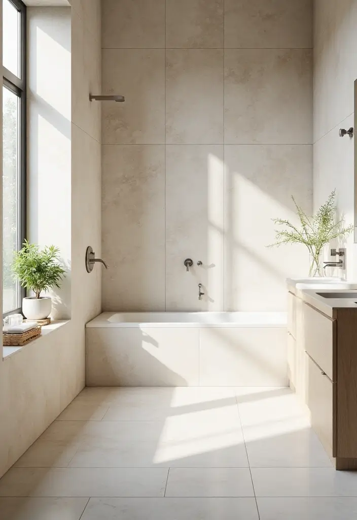 29 Bathroom Tile Combinations Design Trends for 2025 19 29 Bathroom Tile Combinations Design Trends for 2025 - 18. Light and Airy Designs