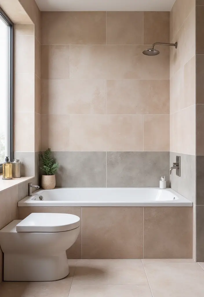 29 Bathroom Tile Combinations Design Trends for 2025 26 29 Bathroom Tile Combinations Design Trends for 2025 - 25. Subtle Ombre Effects
