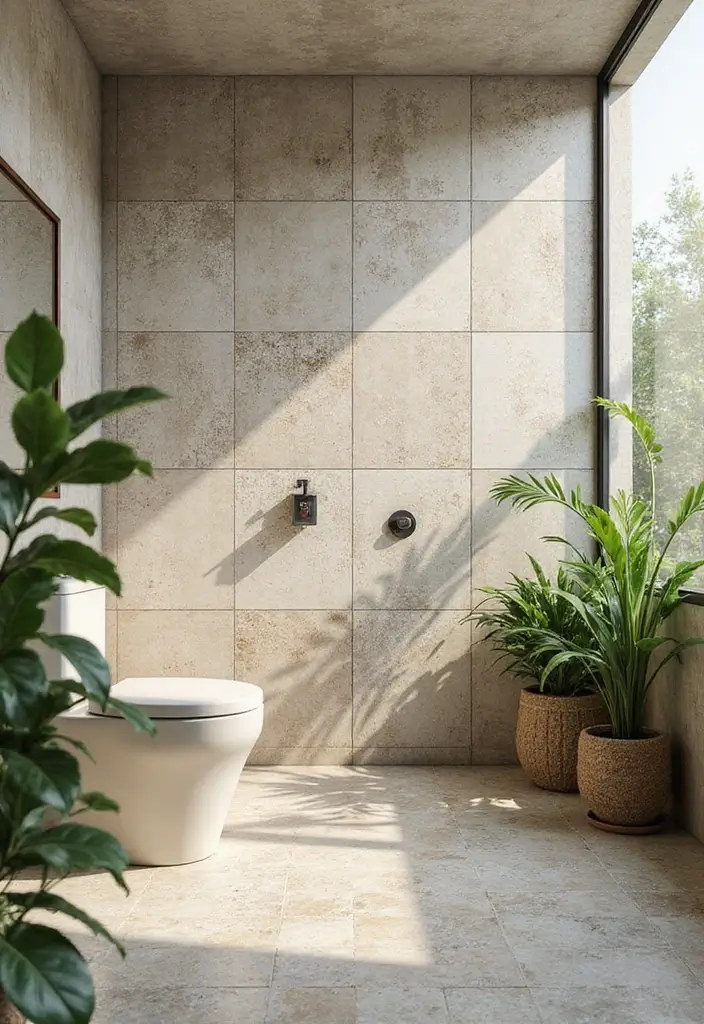 29 Bathroom Tile Combinations Design Trends for 2025 4 29 Bathroom Tile Combinations Design Trends for 2025 - 3. Biophilic Design
