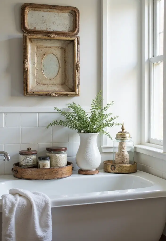 29 Bathroom Toilet Decor Ideas That Add Personality 11 29 Bathroom Toilet Decor Ideas That Add Personality - 10. Vintage Finds
