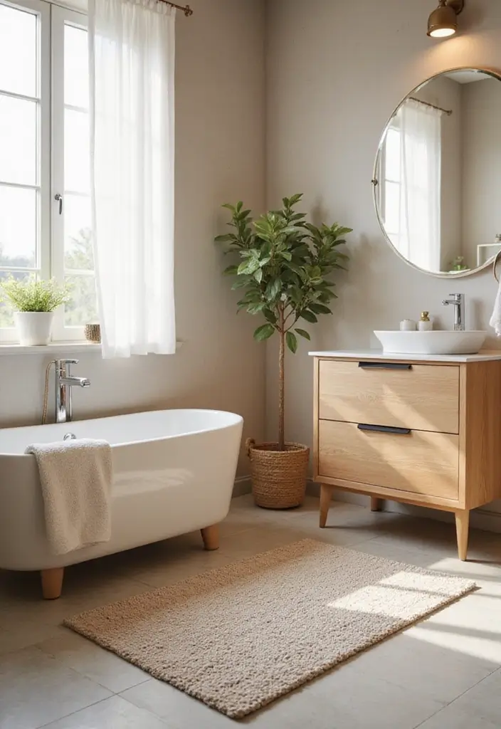 29 Bathroom Toilet Decor Ideas That Add Personality 13 29 Bathroom Toilet Decor Ideas That Add Personality - 12. Stylish Bath Mat