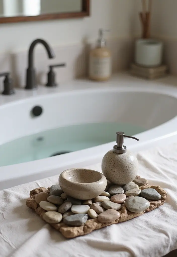 29 Bathroom Toilet Decor Ideas That Add Personality 15 29 Bathroom Toilet Decor Ideas That Add Personality - 14. Natural Stone Accents