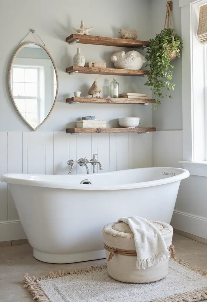 29 Bathroom Toilet Decor Ideas That Add Personality 16 29 Bathroom Toilet Decor Ideas That Add Personality - 15. Coastal-Inspired Decor