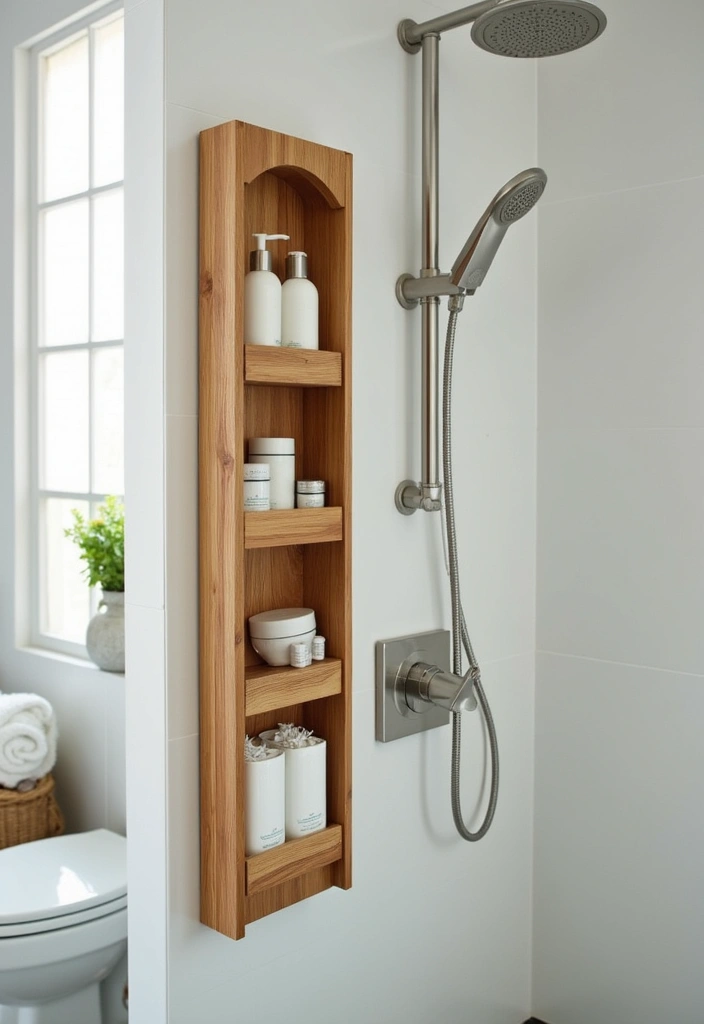 29 Bathroom Toilet Decor Ideas That Add Personality 20 29 Bathroom Toilet Decor Ideas That Add Personality - 19. Unique Shower Caddy