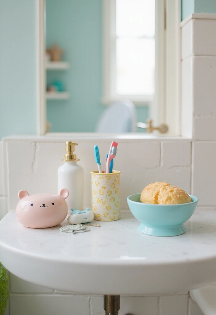29 Bathroom Toilet Decor Ideas That Add Personality 21 29 Bathroom Toilet Decor Ideas That Add Personality - 20. Whimsical Bath Accessories