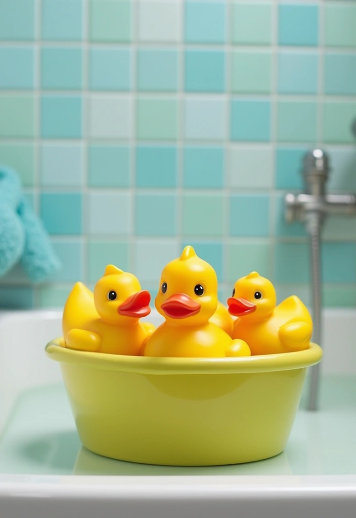 29 Bathroom Toilet Decor Ideas That Add Personality 28 29 Bathroom Toilet Decor Ideas That Add Personality - 27. Playful Bath Toys