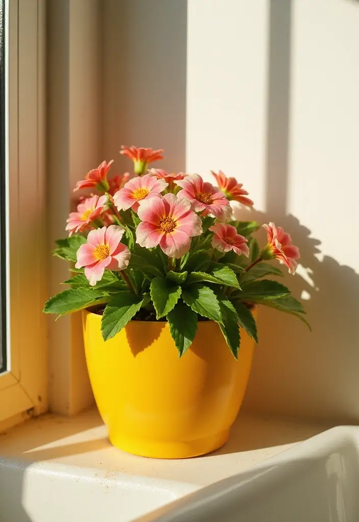 29 Plant in Bathroom Ideas That Thrive Indoors - 20. Kalanchoe