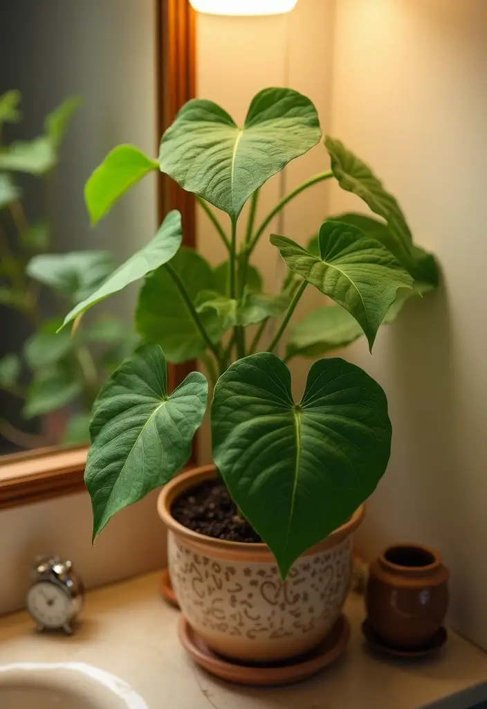 29 Plant in Bathroom Ideas That Thrive Indoors - 24. Sweetheart Plant