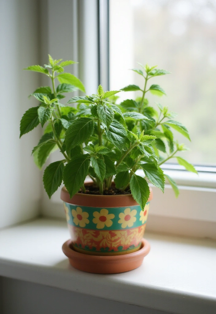 29 Plant in Bathroom Ideas That Thrive Indoors - 28. Lemon Balm
