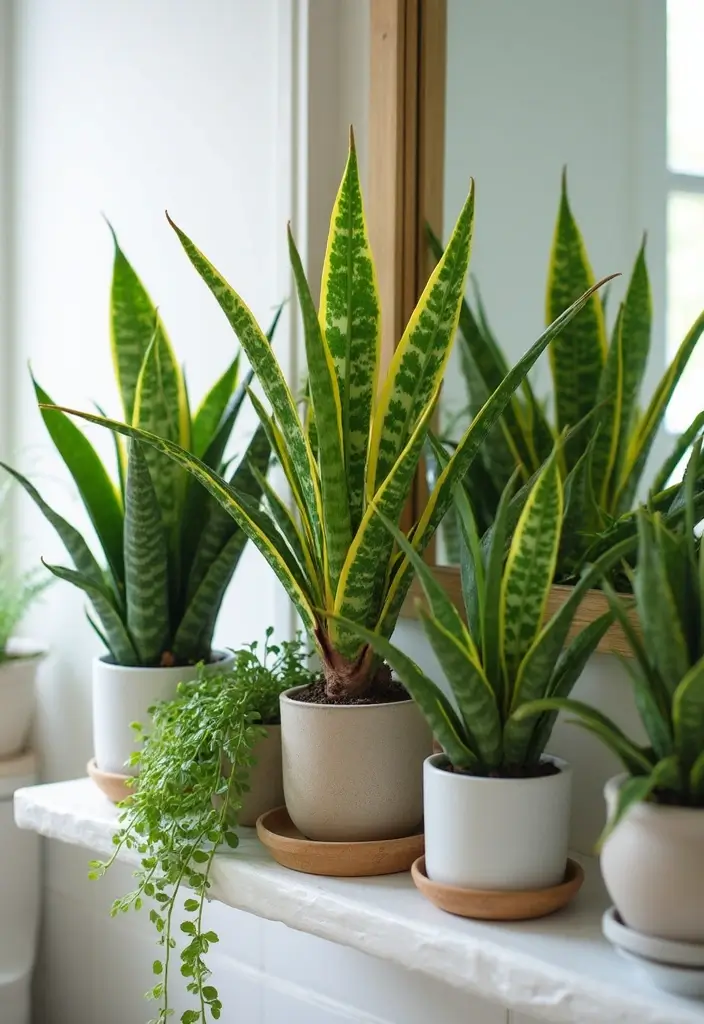 29 Plant in Bathroom Ideas That Thrive Indoors - 9. Dracaena