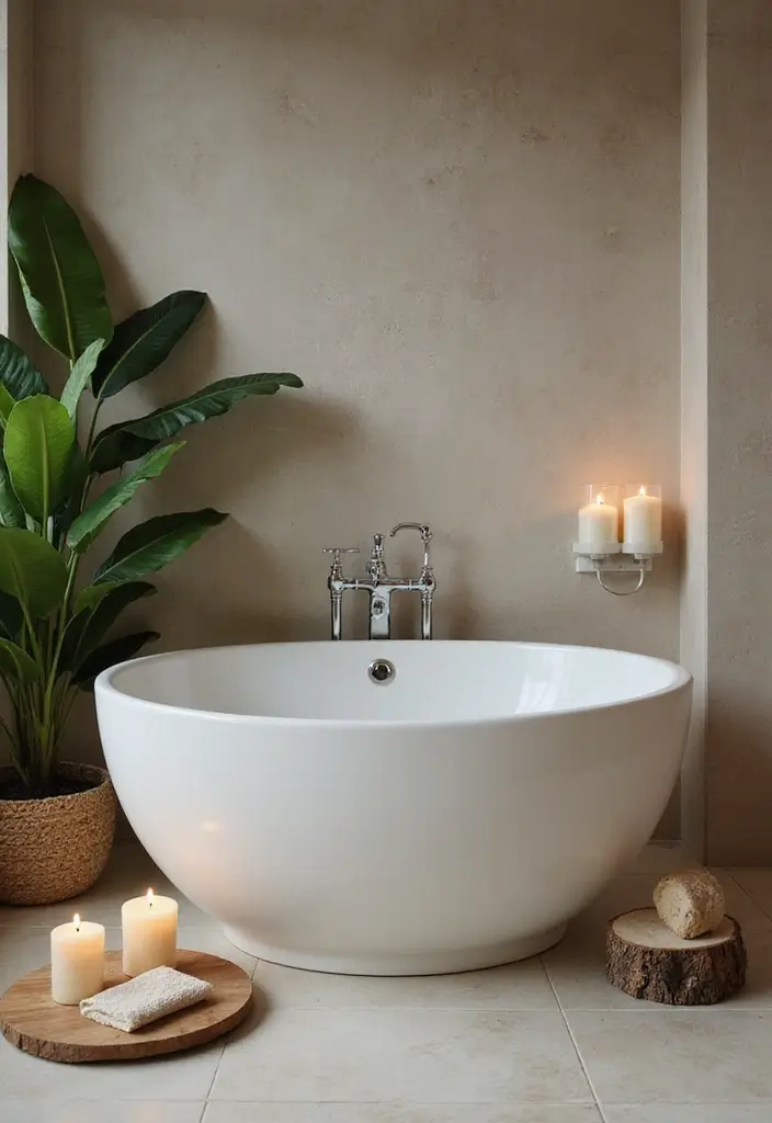 29 Pool Bathroom Ideas That Feel Resort-Ready 4 29 Pool Bathroom Ideas That Feel Resort-Ready - 3. Luxurious Soaking Tubs