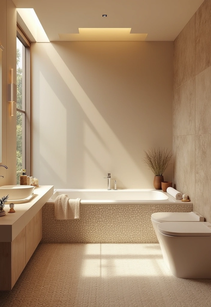 29 Pool Bathroom Ideas That Feel Resort-Ready 6 29 Pool Bathroom Ideas That Feel Resort-Ready - 5. Spa-like Features