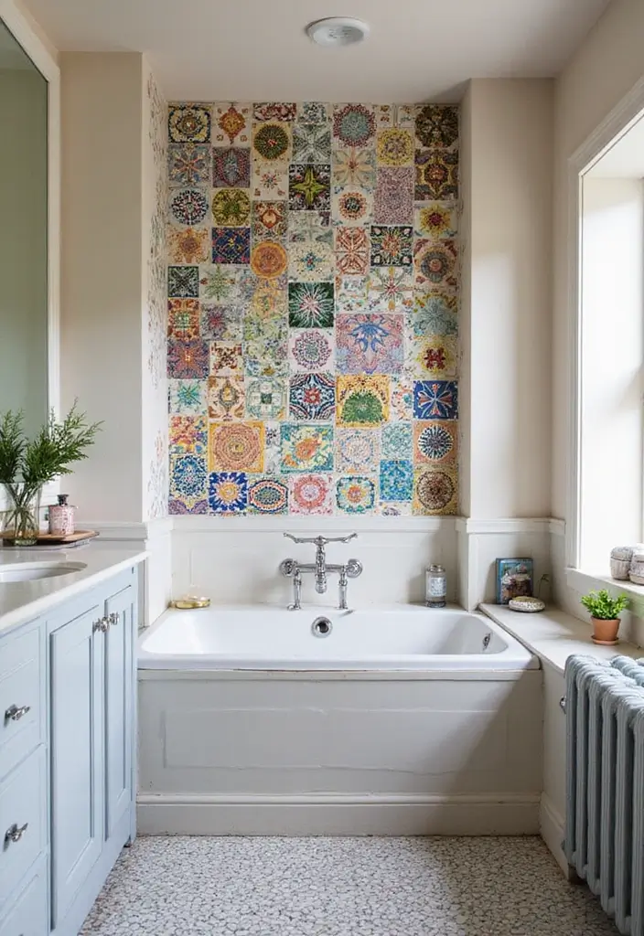 29 Pool Bathroom Ideas That Feel Resort-Ready 10 29 Pool Bathroom Ideas That Feel Resort-Ready - 9. Colorful Tile Designs