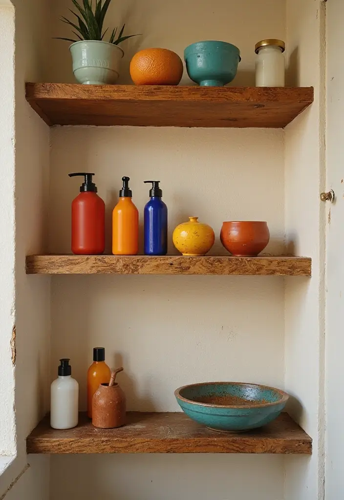29 Small Indian Bathroom Ideas That Maximize Every Inch 2 29 Small Indian Bathroom Ideas That Maximize Every Inch - 1. Floating Shelves for Storage