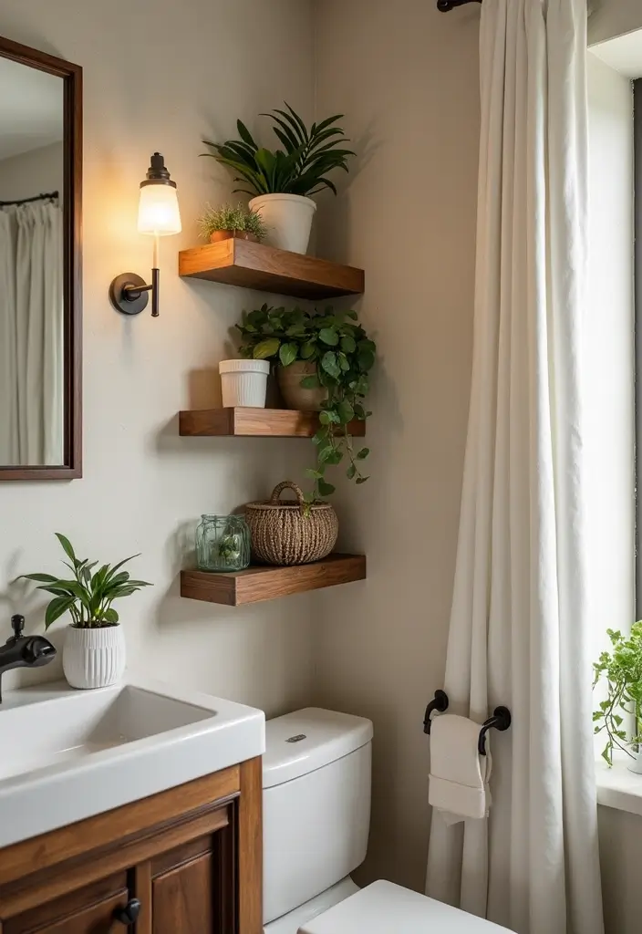 29 Small Indian Bathroom Ideas That Maximize Every Inch 11 29 Small Indian Bathroom Ideas That Maximize Every Inch - 10. Utilize Corner Spaces