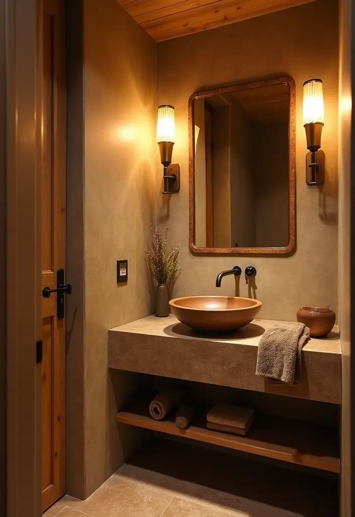29 Small Indian Bathroom Ideas That Maximize Every Inch 18 29 Small Indian Bathroom Ideas That Maximize Every Inch - 17. Creative Lighting Solutions