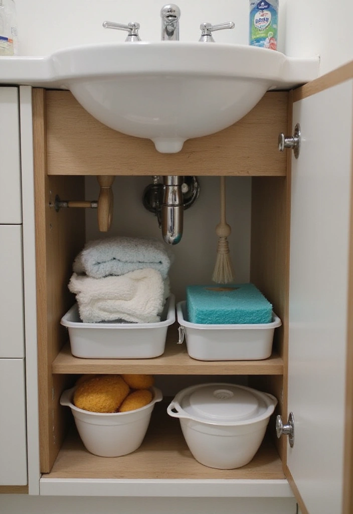 29 Small Indian Bathroom Ideas That Maximize Every Inch 3 29 Small Indian Bathroom Ideas That Maximize Every Inch - 2. Under-Sink Organizers