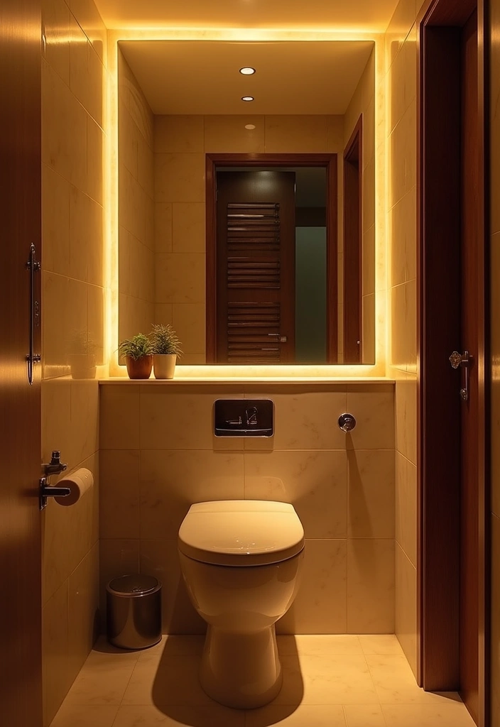 29 Small Indian Bathroom Ideas That Maximize Every Inch 23 29 Small Indian Bathroom Ideas That Maximize Every Inch - 22. Layered Lighting Techniques