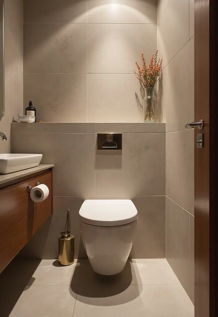 29 Small Indian Bathroom Ideas That Maximize Every Inch 27 29 Small Indian Bathroom Ideas That Maximize Every Inch - 26. Stylish Waste Management