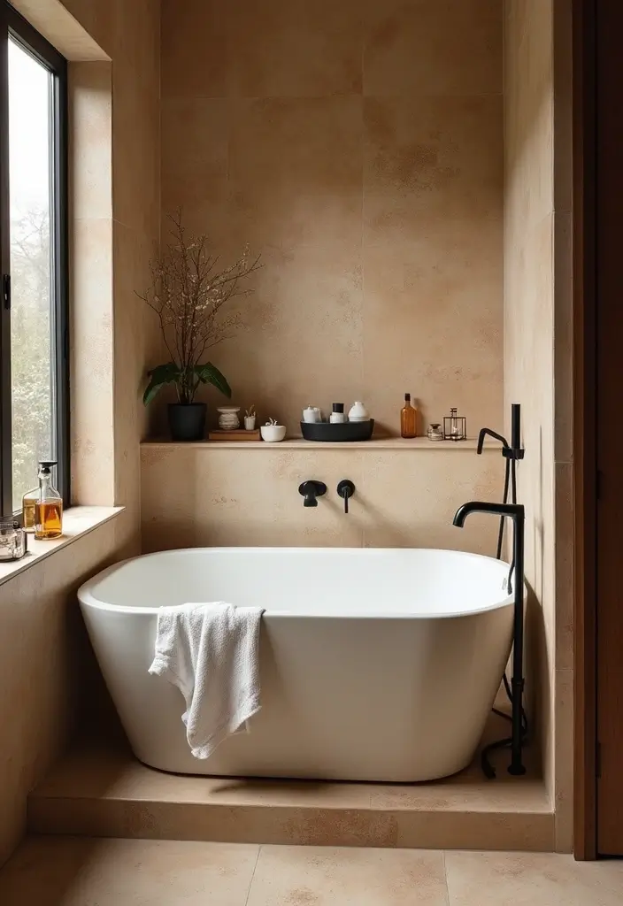 29 Small Indian Bathroom Ideas That Maximize Every Inch 6 29 Small Indian Bathroom Ideas That Maximize Every Inch - 5. Space-Saving Bathtubs