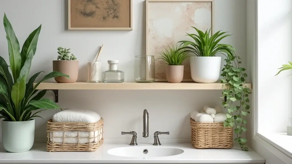 29 Ways to Decorate Bathroom Shelves Like a Designer 2 29 Ways to Decorate Bathroom Shelves Like a Designer
