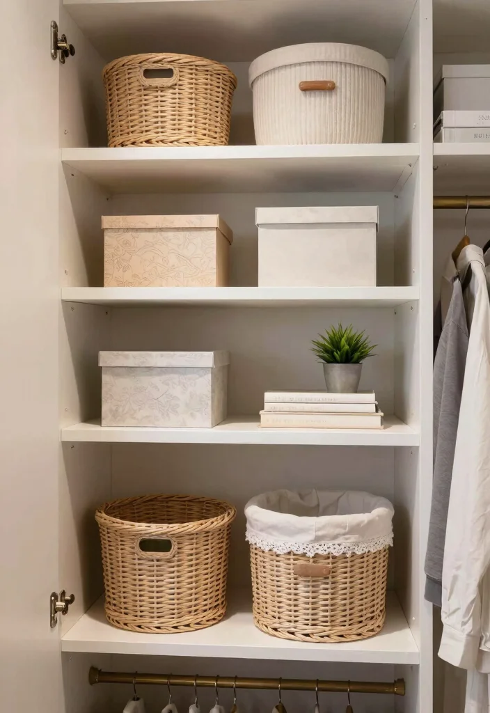 15 Closet Ideas for Small Bedrooms: Smart Space-Saving Storage 2 15 Closet Ideas for Small Bedrooms: Smart Space-Saving Storage - 1. Utilize Vertical Space with Shelving 1