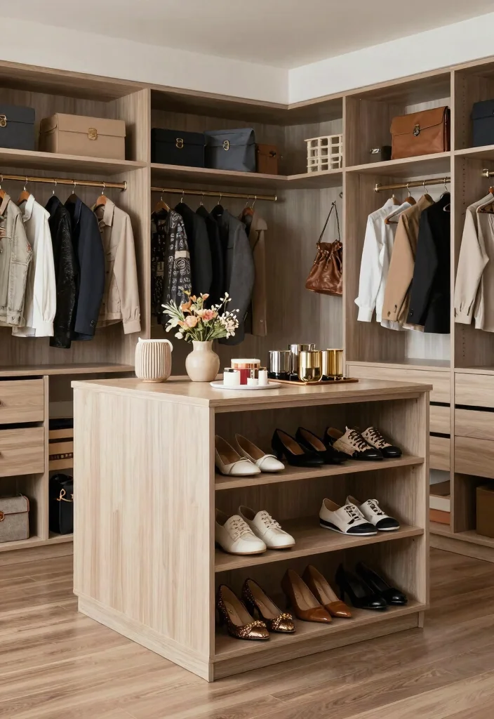 15 Closet Ideas for Small Bedrooms: Smart Space-Saving Storage 15 15 Closet Ideas for Small Bedrooms: Smart Space-Saving Storage - 14. Incorporate a Closet Island 1