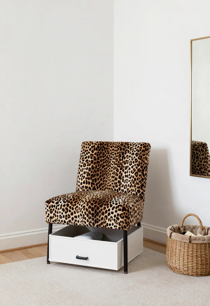 15 Leopard Print Bedroom Ideas Bold Glam Style 13 15 Leopard Print Bedroom Ideas Bold Glam Style - 12. Leopard Print in Small Spaces 1