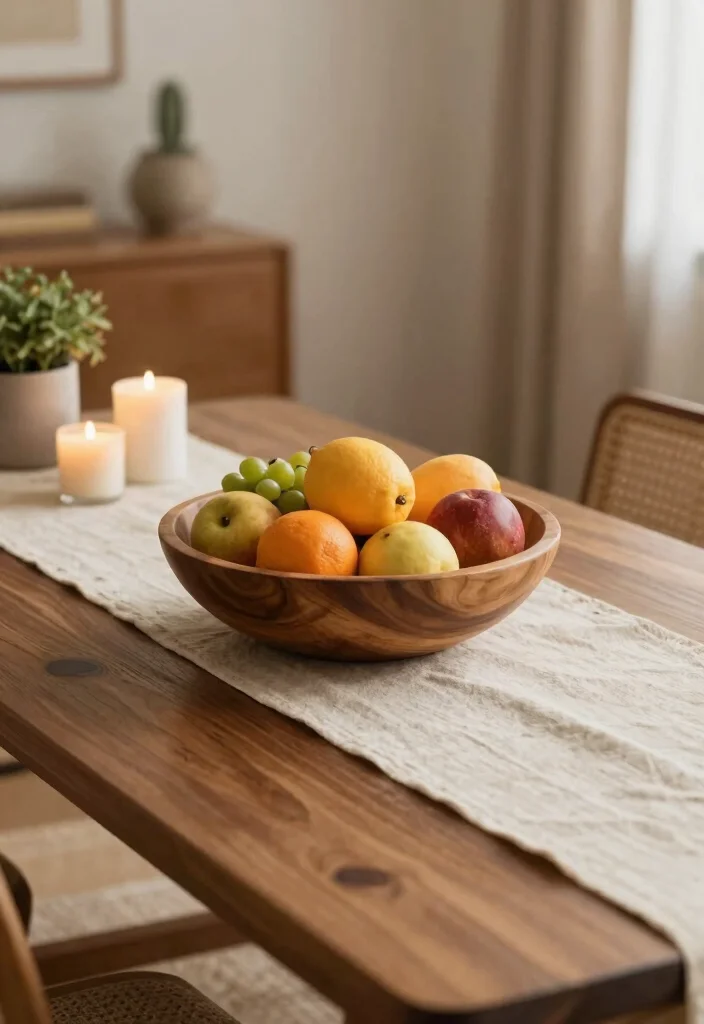 15 Living Room Table Ideas Functional Centerpieces 15 15 Living Room Table Ideas Functional Centerpieces - 14. Decorative Wooden Bowls 1